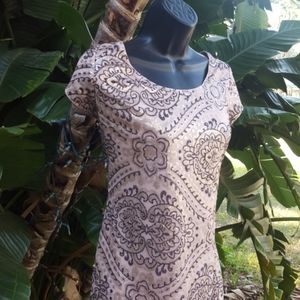 Cutout sequin dress